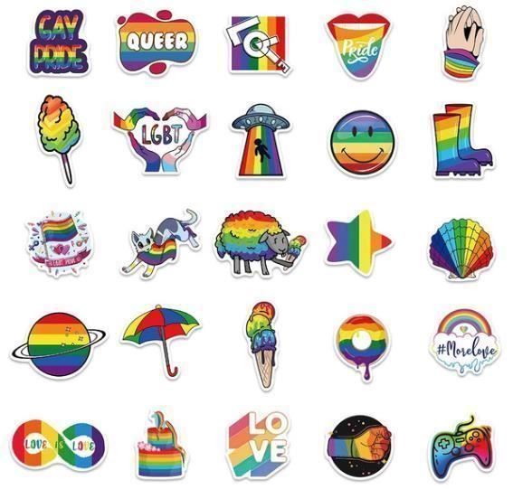 Sticker Aufkleber Lgbtq Gay Pride Regenbogen Stk Kaufen Auf Ricardo