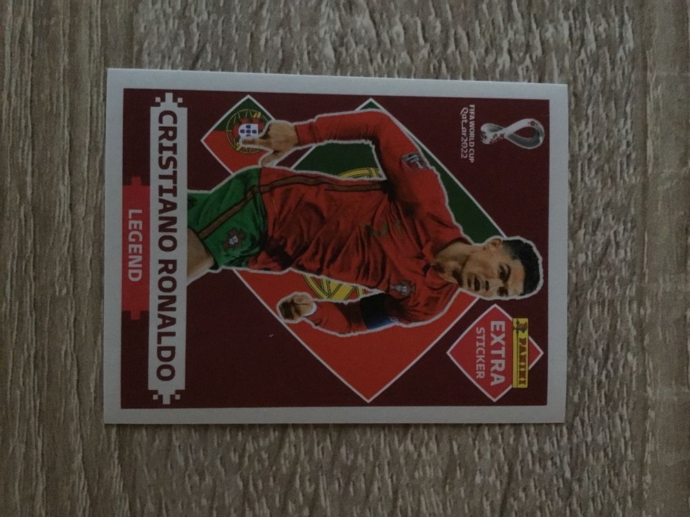 Panini 2022 Cristiano Ronaldo extra stickers légend Kaufen auf Ricardo