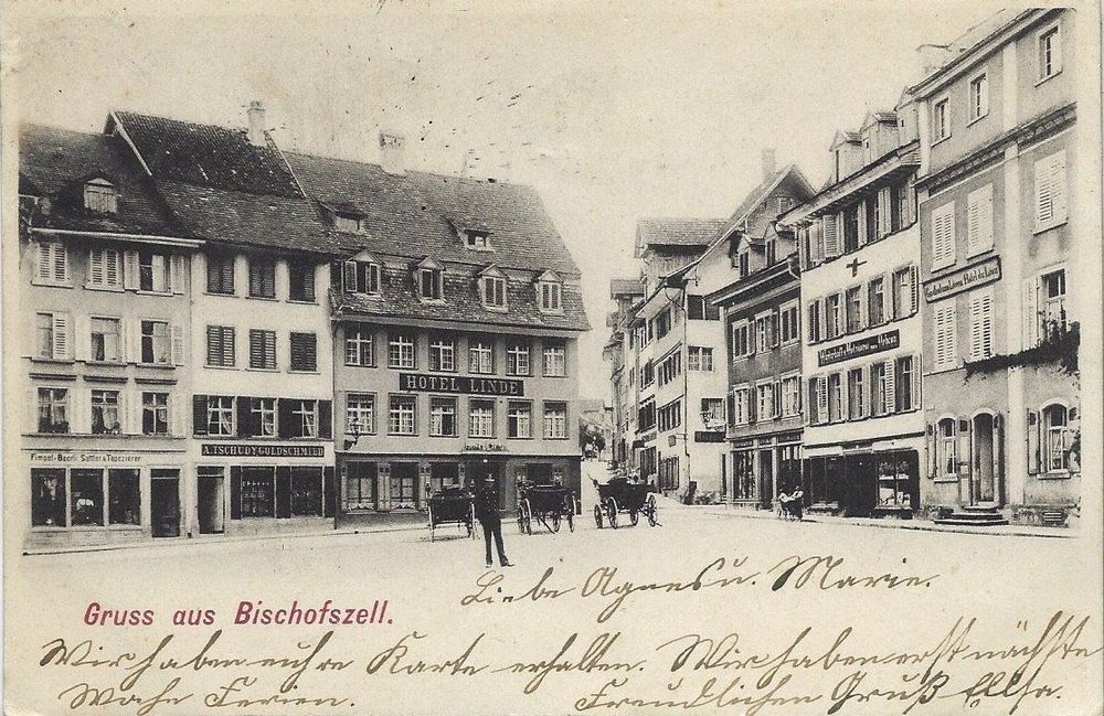 Gruss Aus Bischofszell Platz Und Strasse Beim Hotel Linde Kaufen Auf