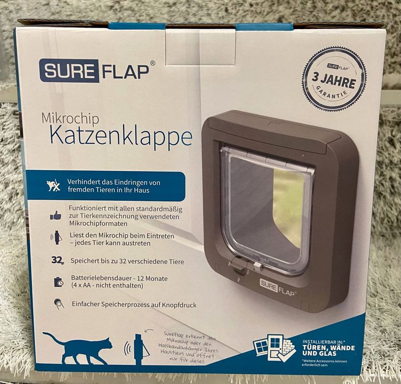 Katzenklappe Sure Flap Microchip Neu Kaufen Auf Ricardo