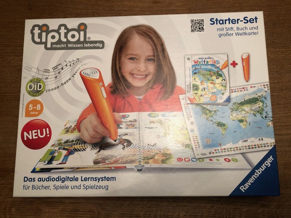 Tiptoi Starter Set Mit Stift Buch Und Grosser Weltkarte Kaufen Auf