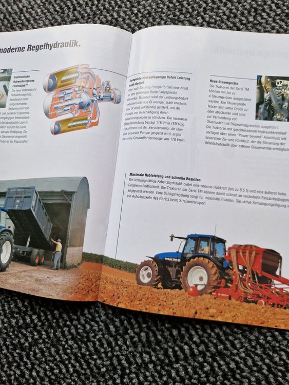 Original Prospekt New Holland Traktoren Serie Tm Kaufen Auf Ricardo