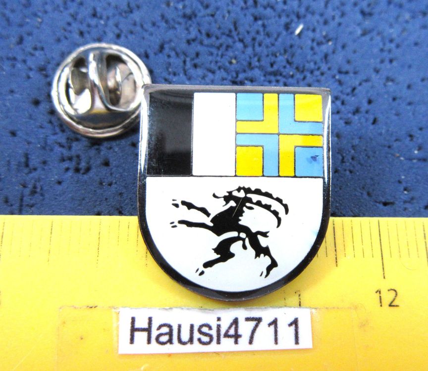 GRAUBÜNDEN KANTONS WAPPEN PIN GLASIERT METALIC Kaufen auf Ricardo