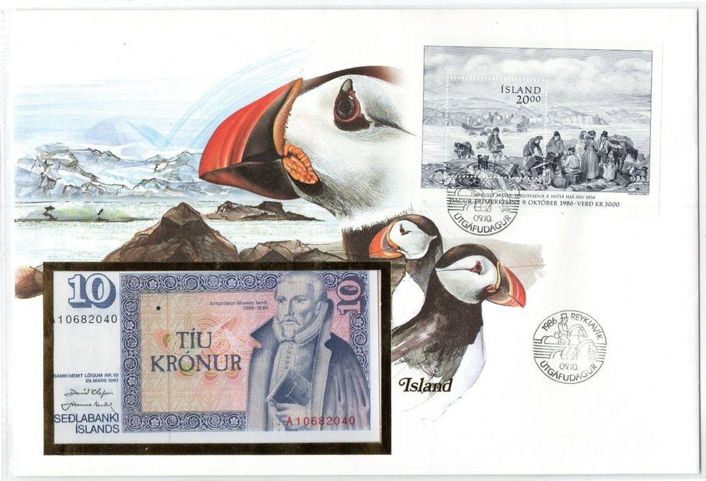 Banknotenbrief Island 10 Kronen Kaufen Auf Ricardo