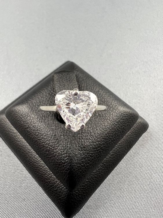 Herz Diamant Ring Ca C K Weissgold Gr Sse S Kaufen Auf