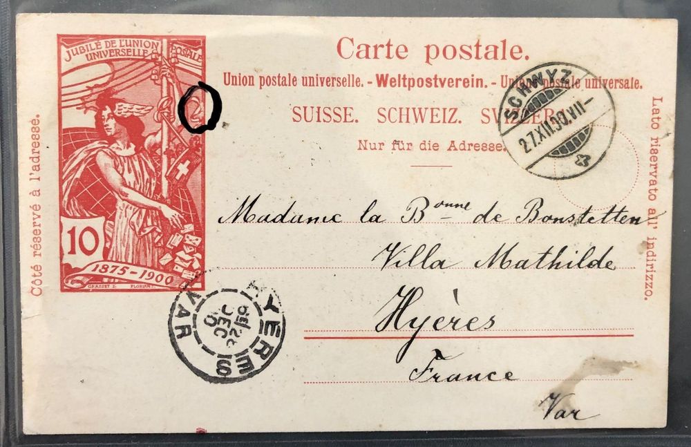 Postkarte CH F 1900 Mit Abart Kaufen Auf Ricardo