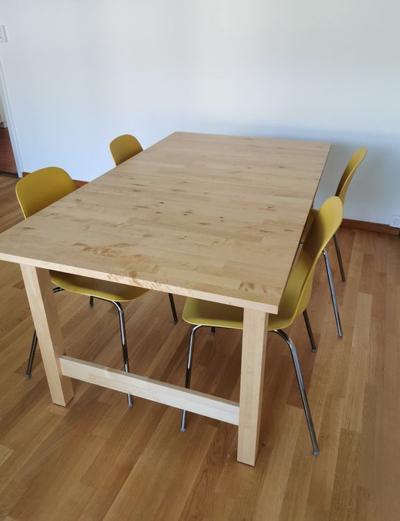 Esstisch Ausziehbar Ikea Norden Birke Kaufen Auf Ricardo