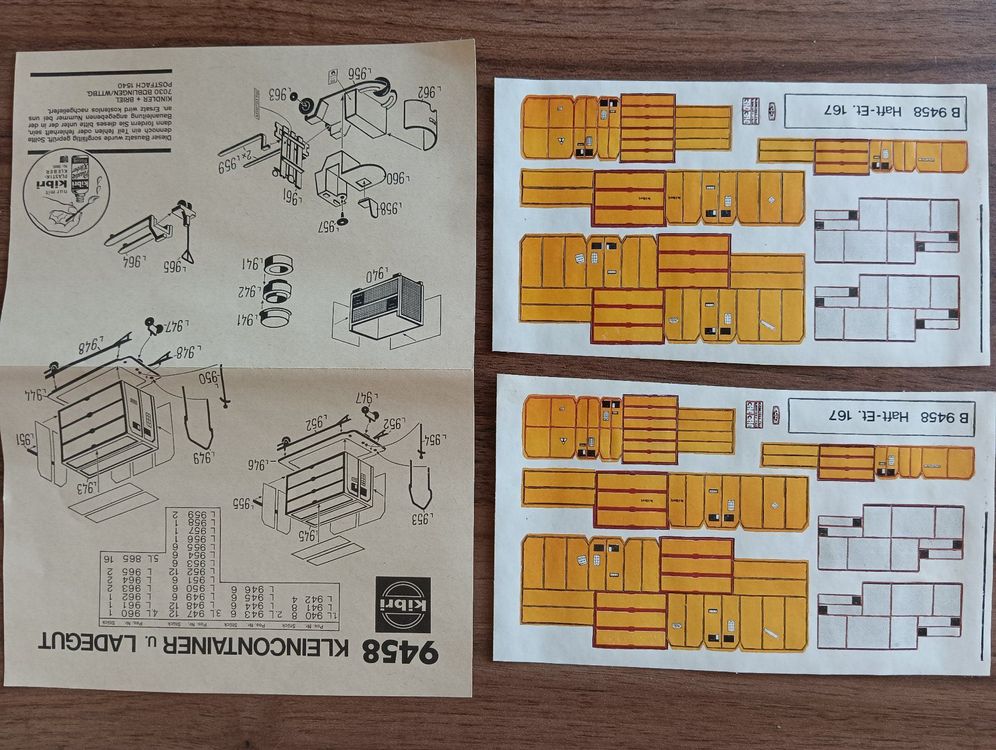 Bausatz Kibri H Kleincontainer Ladegut Kaufen Auf Ricardo