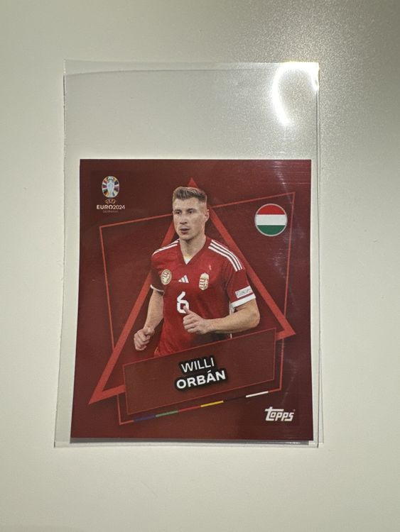 Topps Euro Hun Sp Willi Orban Kaufen Auf Ricardo