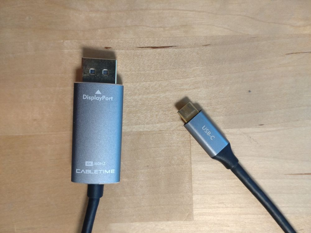 USB C Zu DisplayPort Kabel 4K 60Hz 2 Meter Kaufen Auf Ricardo