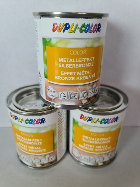 3 Stk DUPLI COLOR Metalleffekt Silberbronze 125ml Kaufen Auf Ricardo