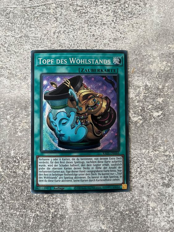 Topf Des Wohlstands Ra De Secret Rare Kaufen Auf Ricardo