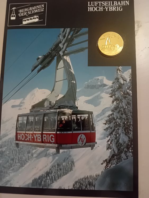 Silbermedaille Vergoldet Luftseilbahn Hoch Ybrig Kaufen Auf Ricardo