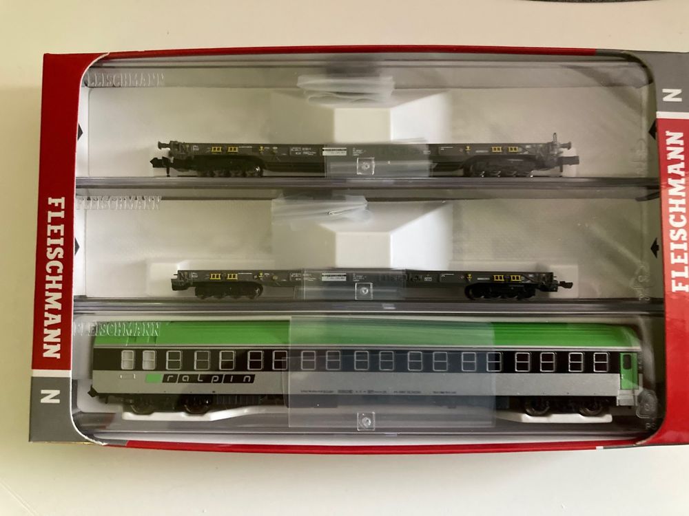 Fleischmann 827112 3tlg Set Rollende Autob Der RAlpin AG Kaufen