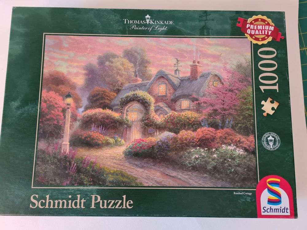 Puzzle Thomas Kinkade Rosebud Cottage Acheter Sur Ricardo