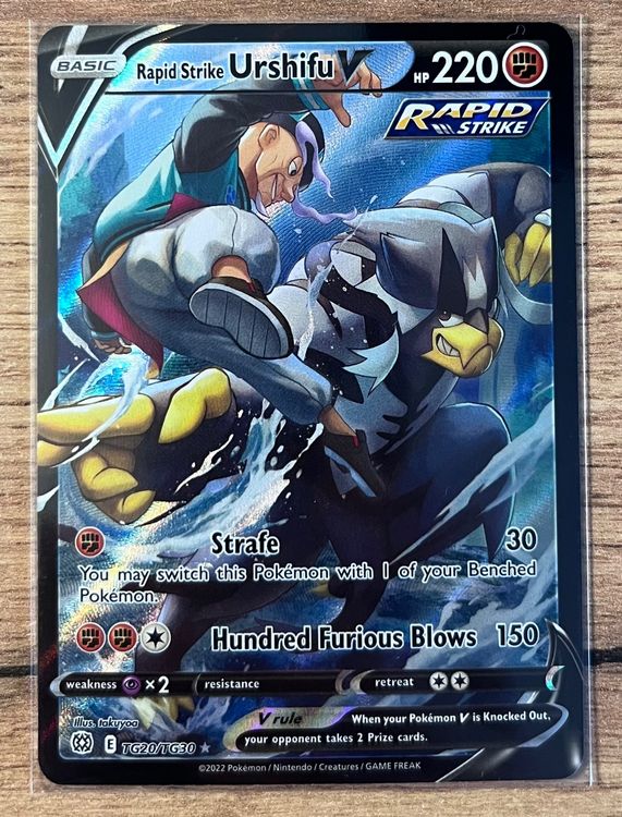 Rapid Strike Urshifu V Tg Pokemon Brilliant Stars Kaufen Auf Ricardo