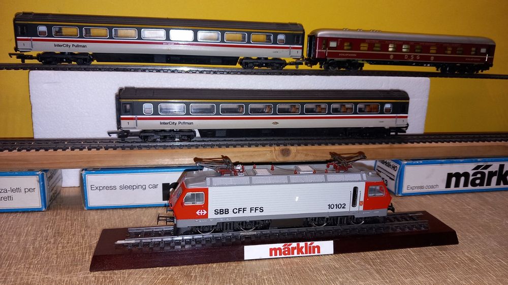 Märklin SBB LOK 2000 HAMO 2 Trafos Schienen 4 Pers Wagen Kaufen