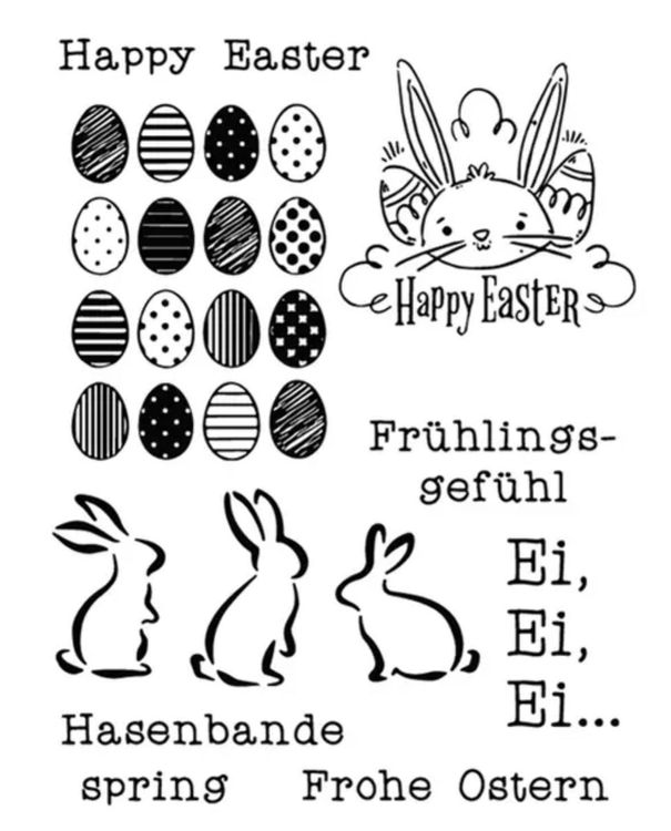 Silikonstempel Ostern Hasenbande Kaufen Auf Ricardo