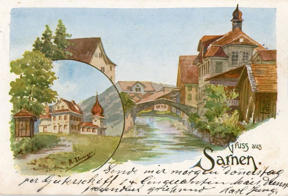 Sarnen Ow Litho Um Kaufen Auf Ricardo