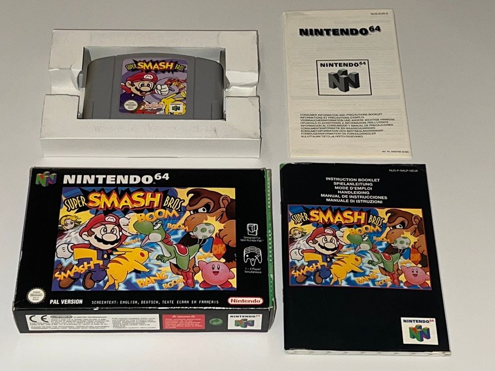 Nintendo 64 N64 Spiel Super Smash Bros OVP Kaufen Auf Ricardo