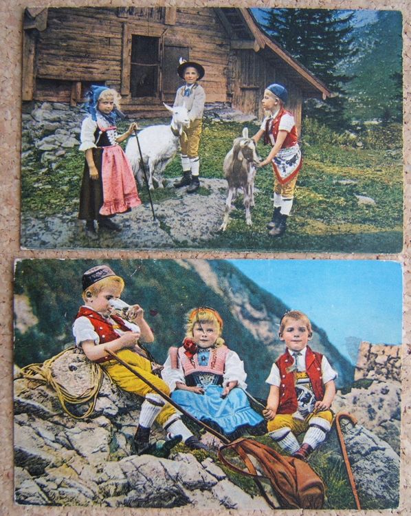 2 AK KINDER APPENZELLER TRACHT 1928 Kaufen Auf Ricardo