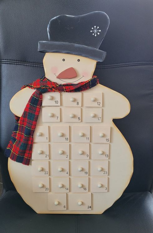 Adventskalender Schneemann Zum Selber Bef Llen Kaufen Auf Ricardo