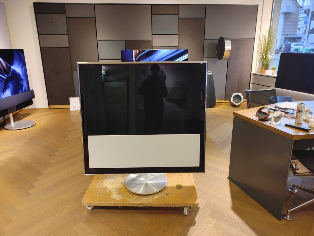 Bang Olufsen Beovision 10 46 Weiss Inkl Mot Bodenstandfuss Kaufen