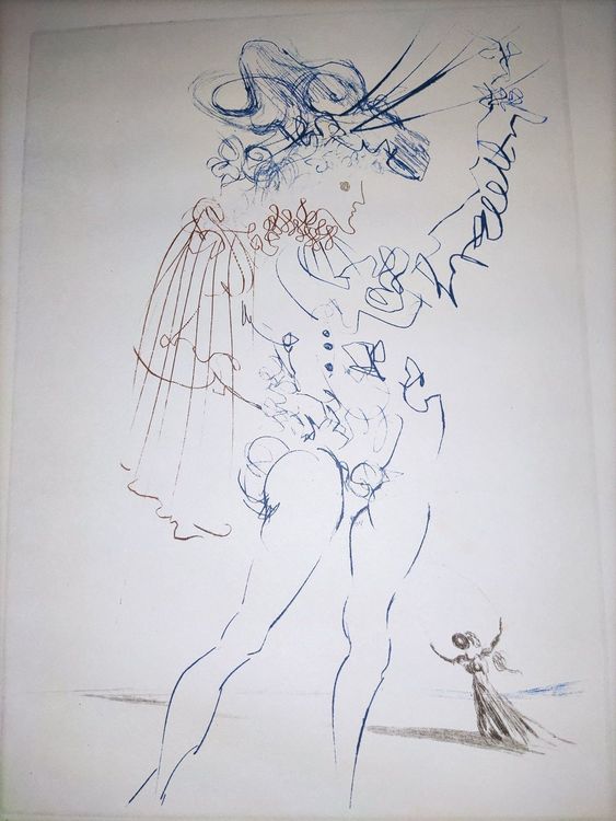 Salvador Dali Lithographie Signiert Kaufen Auf Ricardo