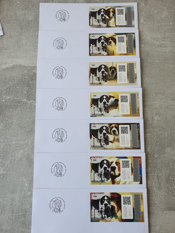 Swiss Crypto Stamp 3 0 FDC Set ID 1 7 Mit ET Vollstempel Kaufen Auf