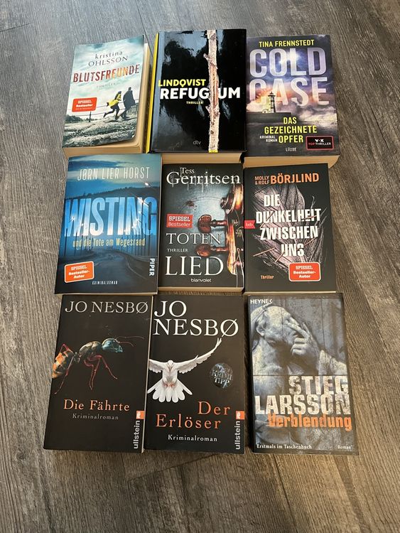 9 Skandinavische Top Krimis Thriller Im Paket Kaufen Auf Ricardo