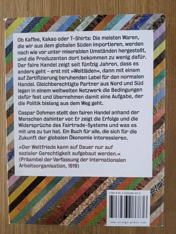 Das Prinzip Fairtrade Von Caspar Dohmen Kaufen Auf Ricardo