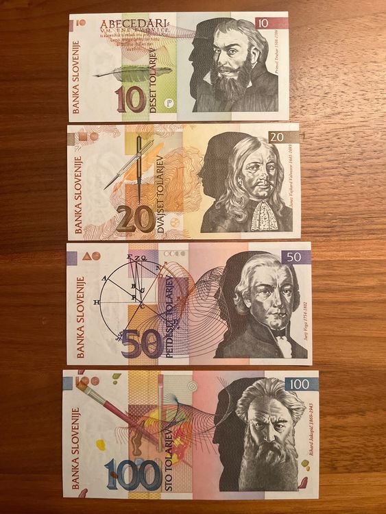 Slowenien 4 Banknoten Bankfrisch Kaufen Auf Ricardo