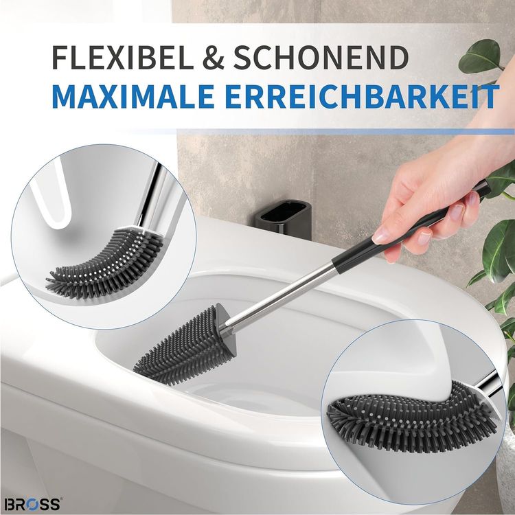 Klob Rste Silikon Toilettenb Rste Wc B Rste Mit Wandmontage Kaufen