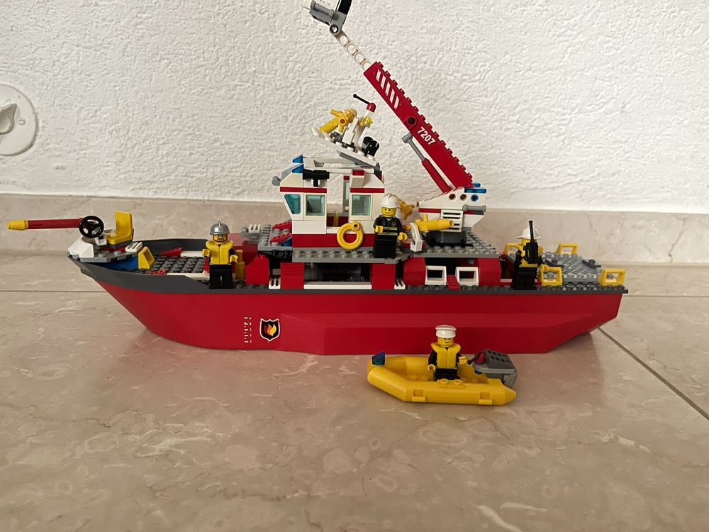 Lego Feuerwehr Boot Schiff Vollst Ndig Kaufen Auf Ricardo