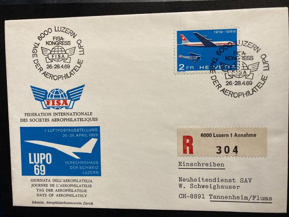 Schweiz 1972 R Brief Tag D Aerophilatelie 50 J Swissair Kaufen Auf