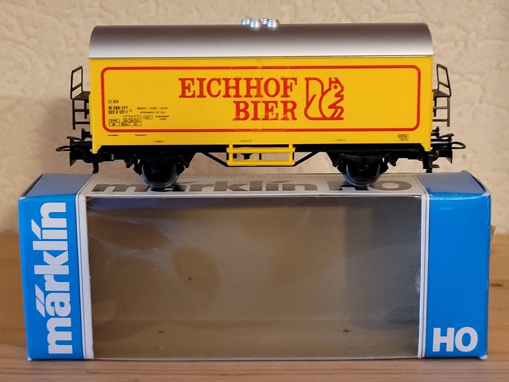 Märklin H0 4420 Bierwagen Eichhof Bier Neu und OVP Kaufen auf