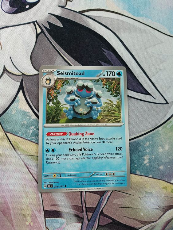 Seismitoad Branawarz Obsidian Flames Kaufen Auf Ricardo