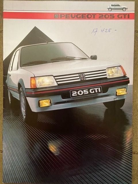 Prospekt PEUGEOT 205 GTI 1985 CH Ausgabe Kaufen Auf Ricardo