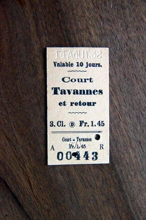 3 Kl Billet Court Tavannes 1932 Kaufen Auf Ricardo