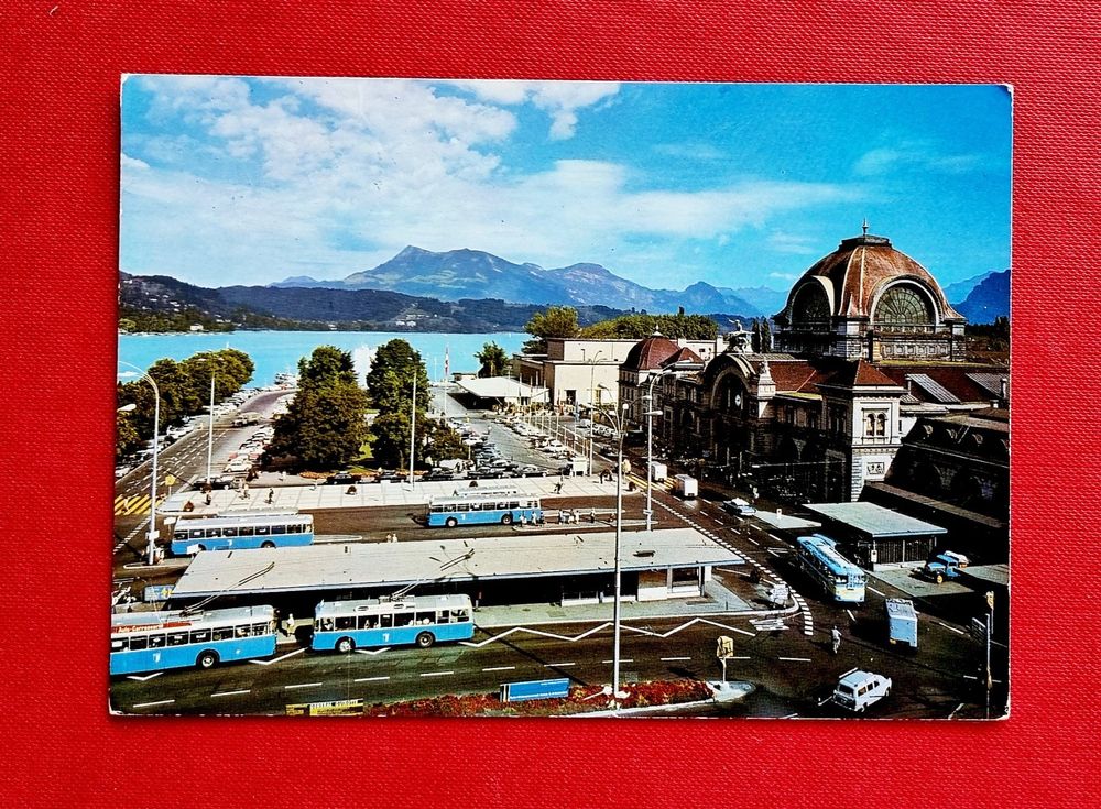 Luzern Bahnhof Trolley Bus 1973 Kaufen Auf Ricardo