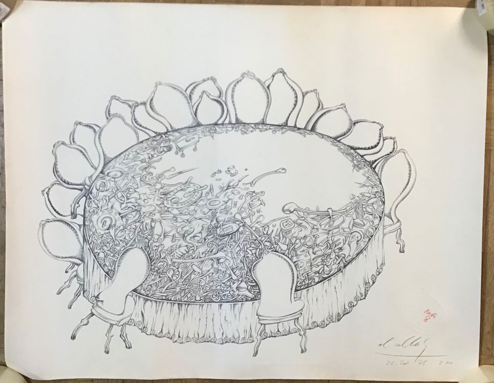 Alex Sadkowsky Grosse Lithographie Handsigniert Kaufen Auf Ricardo