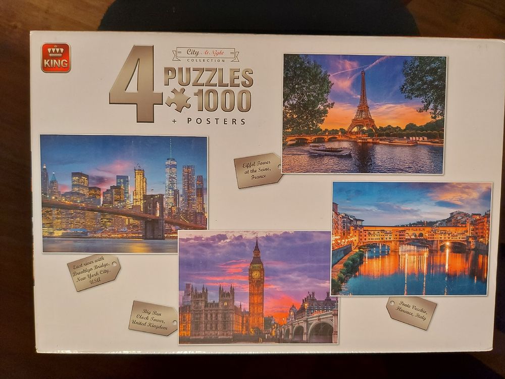 4 Puzzles Mit Je 1000 Teilen Kaufen Auf Ricardo