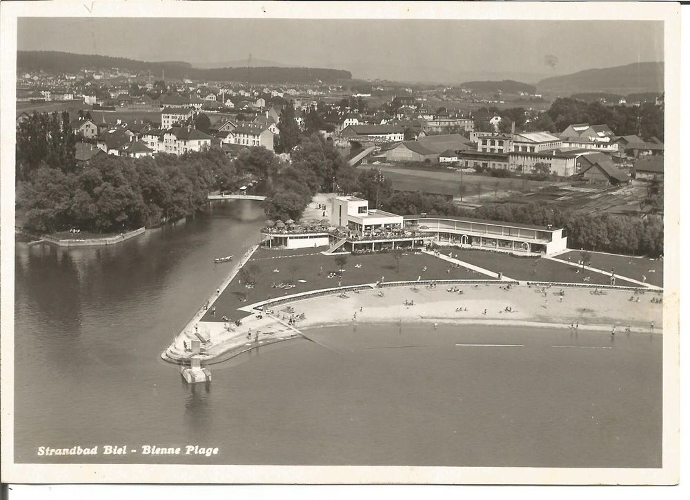 Ak Biel Strandbad Kaufen Auf Ricardo