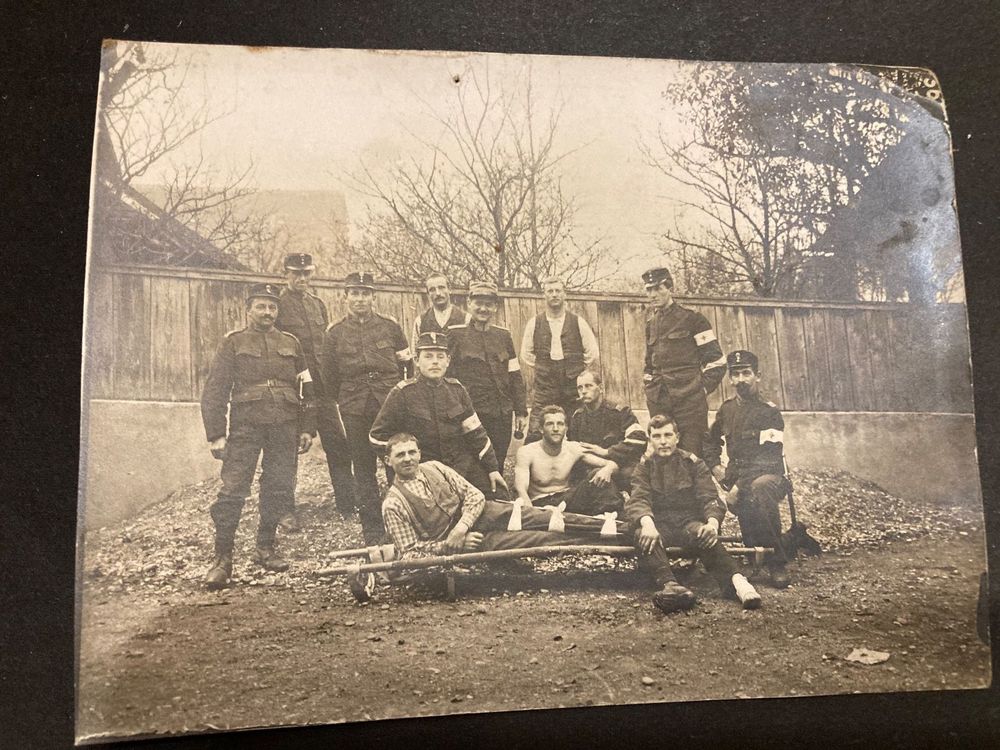 Alte Milit R Gruppen Foto Sanit Ter Kaufen Auf Ricardo