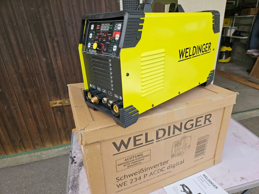 WELDINGER WE 234P AC DC digital WIG Schweißinverter Aluminiu Kaufen