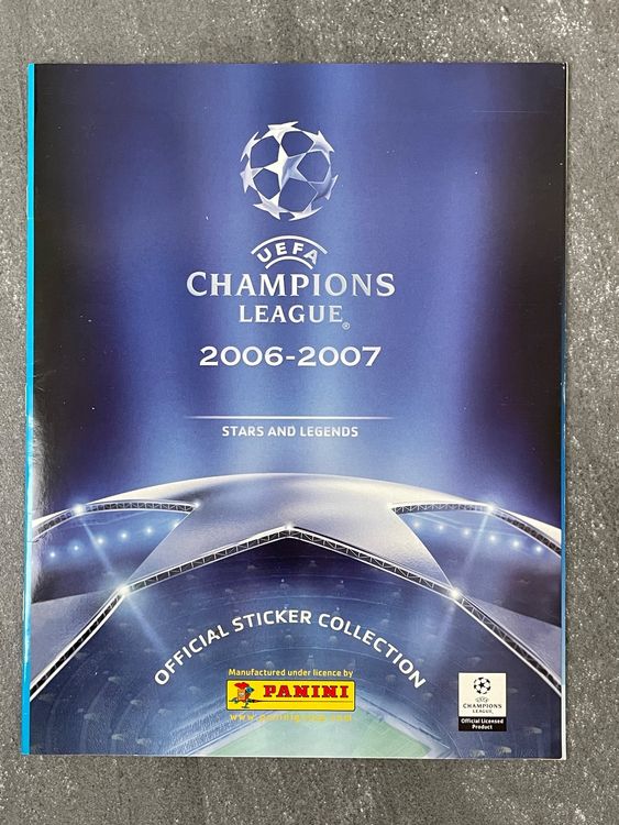 Panini Champions League 2006 2007 Album Leer Kaufen Auf Ricardo