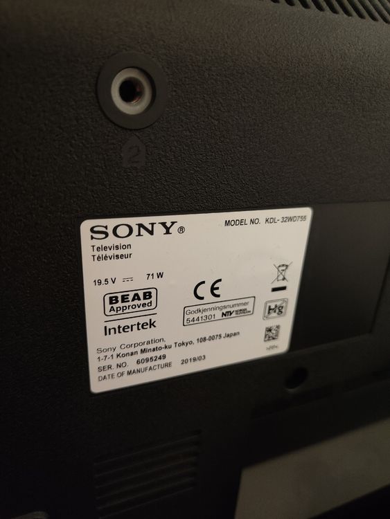 Sony TV KDL 32WD755 Ab 1 Kaufen Auf Ricardo