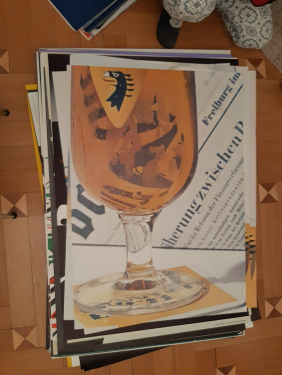 Maier et Druckrey Ganter Bier 5 affiches différentes Kaufen auf