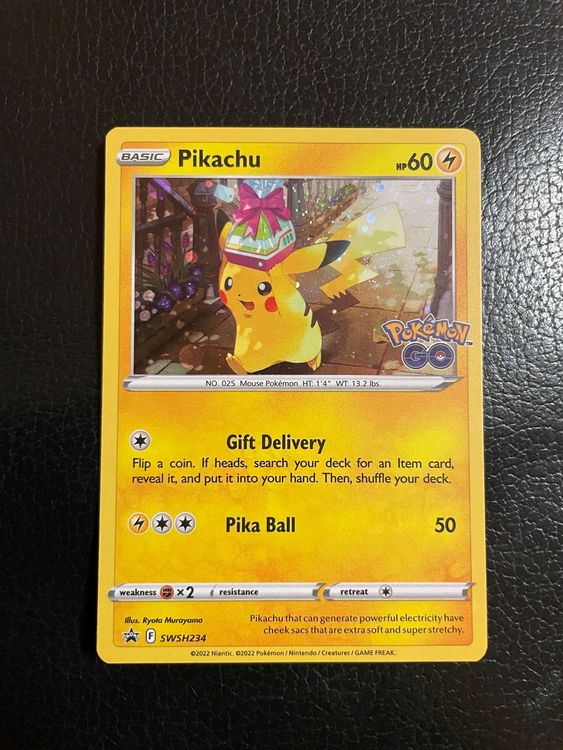 Pikachu Holo Pokemon Go Black Star Promo Swsh Ab Kaufen Auf Ricardo