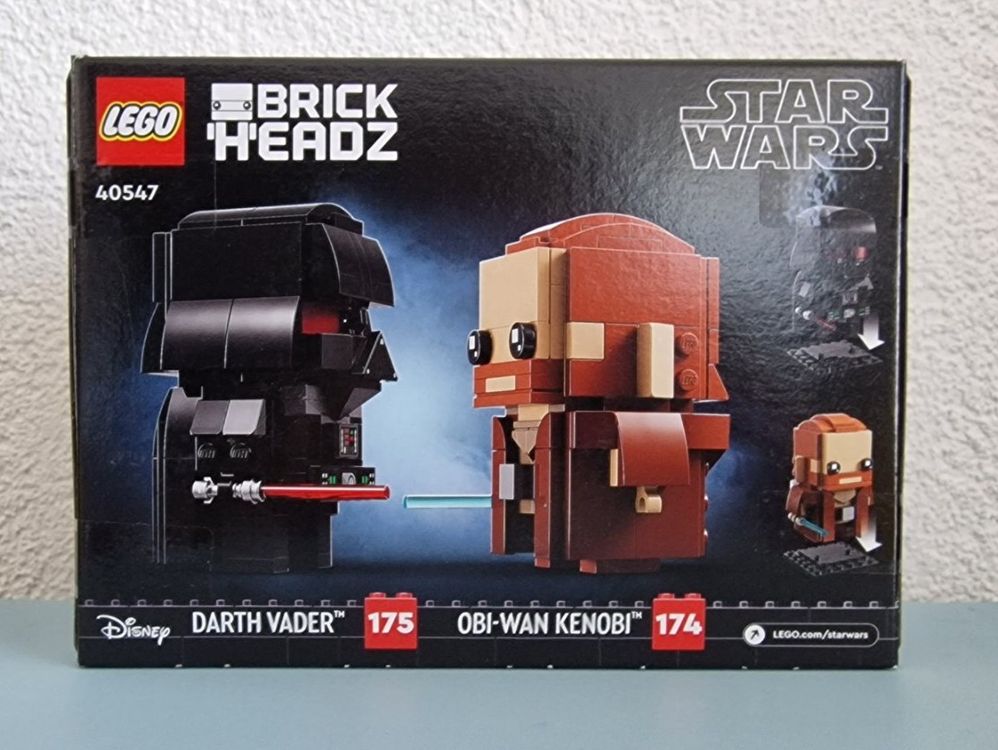 Lego Brickheadz Star Wars 40547 Obi Wan Kenobi Darth Vader Kaufen Auf